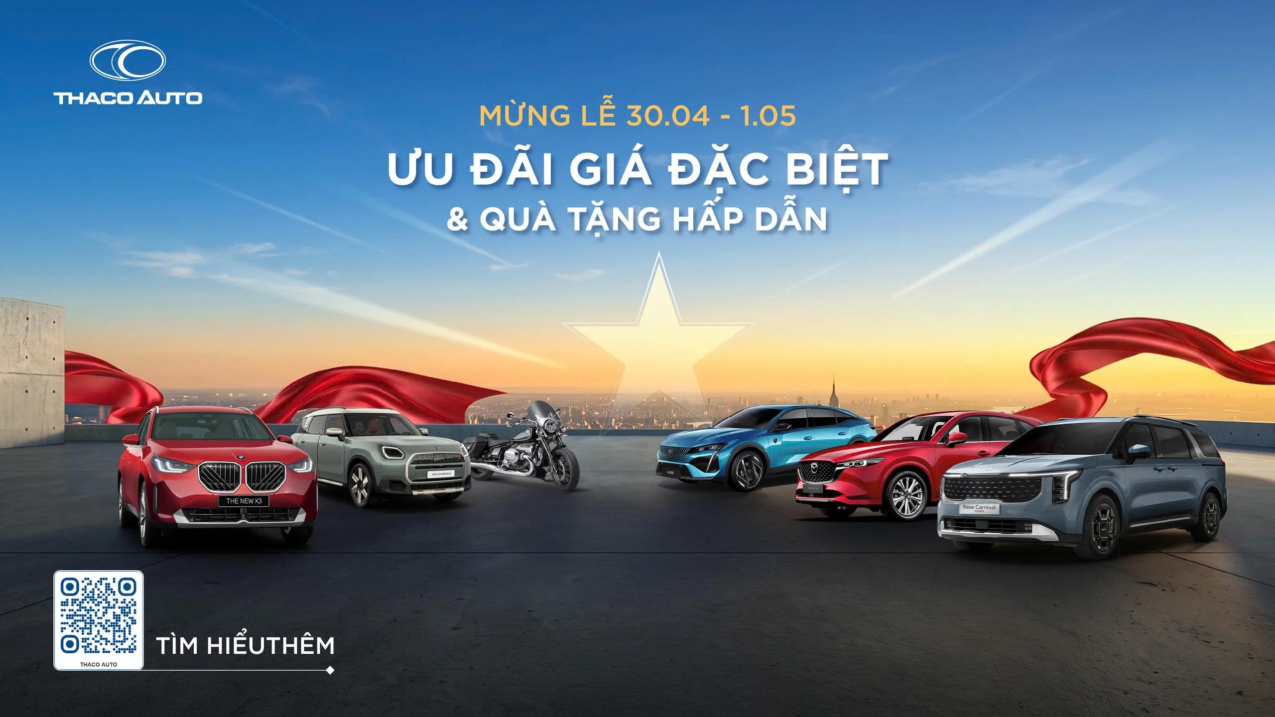 THACO AUTO Đắk Lắk ưu đãi đặc biệt & quà tặng hấp dẫn mừng Lễ 30/4 - 01/5