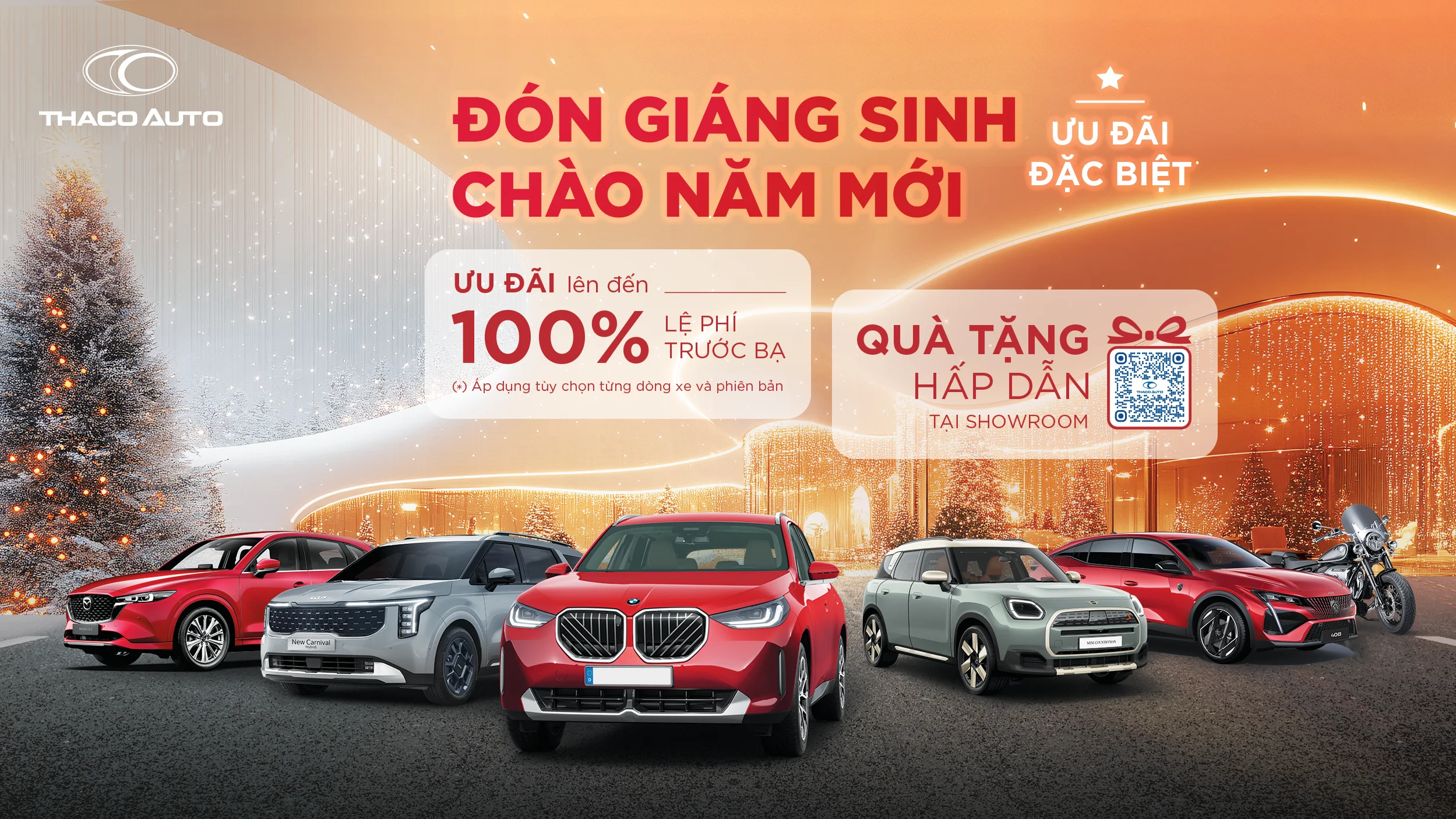 Đón Giáng sinh, Chào năm mới - Ưu đãi và đặc biệt cùng THACO AUTO Đắk Lắk