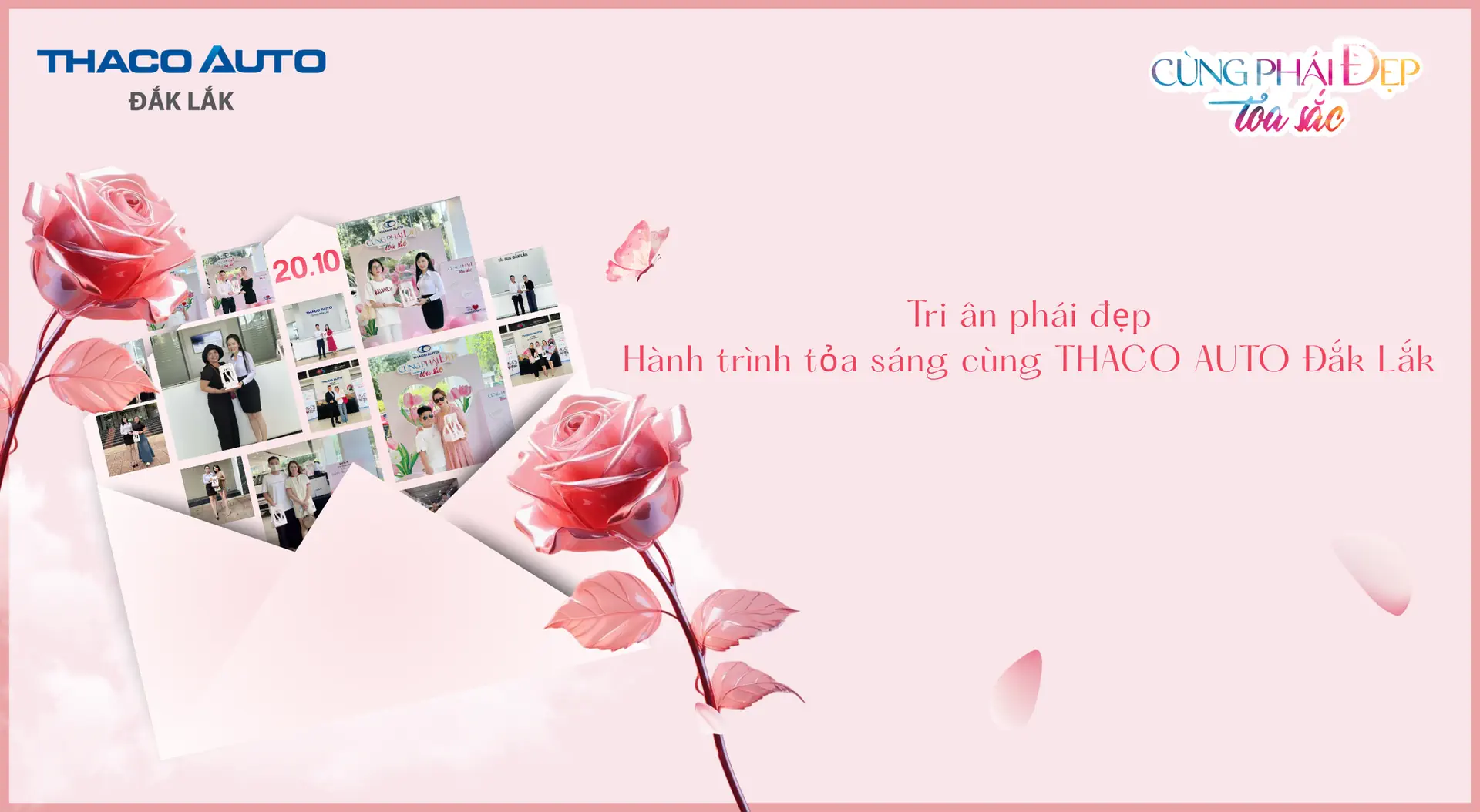 Cùng phái đẹp tỏa sắc THACO AUTO Đắk Lắk tri ân khách hàng nữ ngày phụ nữ Việt Nam 20/10