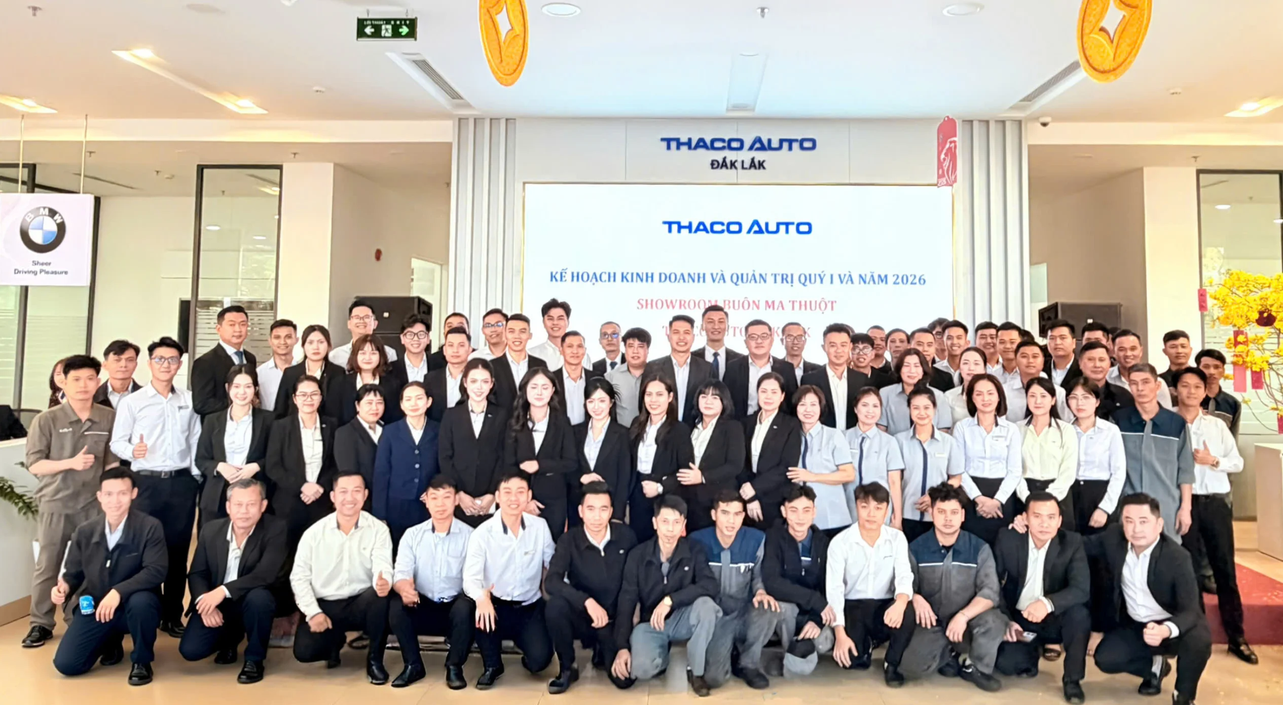 THACO AUTO Đắk Lắk tổ chức họp triển khai kế hoạch kinh doanh & quản trị quý I năm 2026 - Tiệc cuối năm & Hội diễn văn nghệ Xuân Bính Ngọ 2026