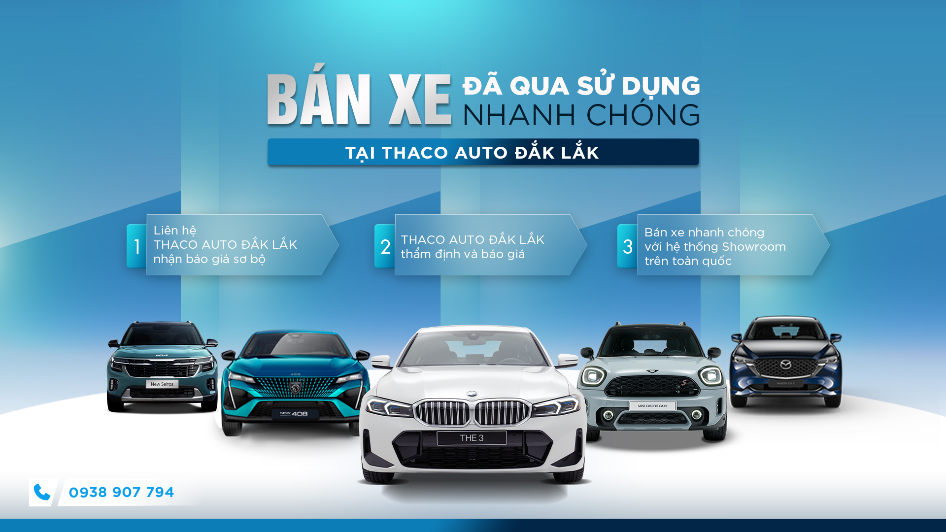 Bán xe đã qua sử dụng nhanh chóng tại THACO AUTO Đắk Lắk