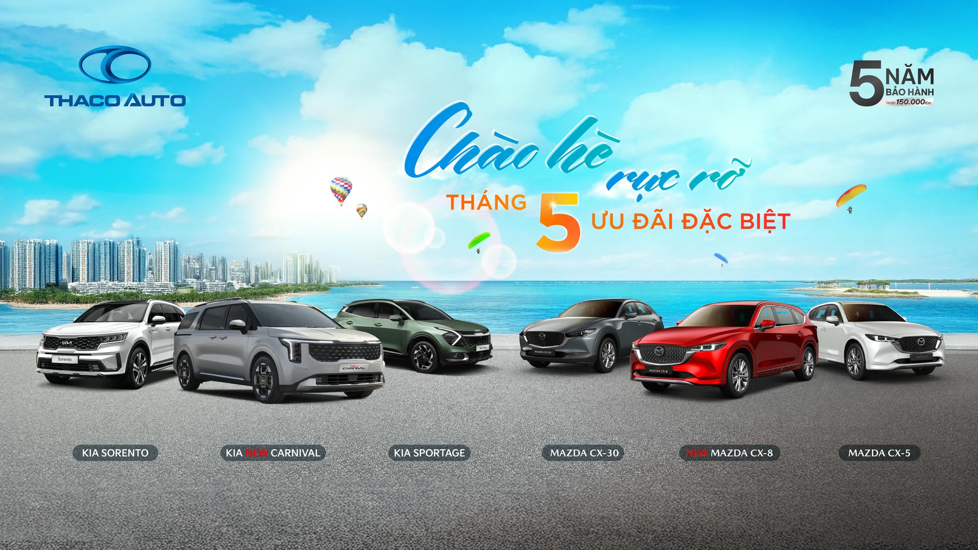 Chào hè rực rỡ cùng THACO AUTO Đắk Lắk với ưu đãi đặc biệt