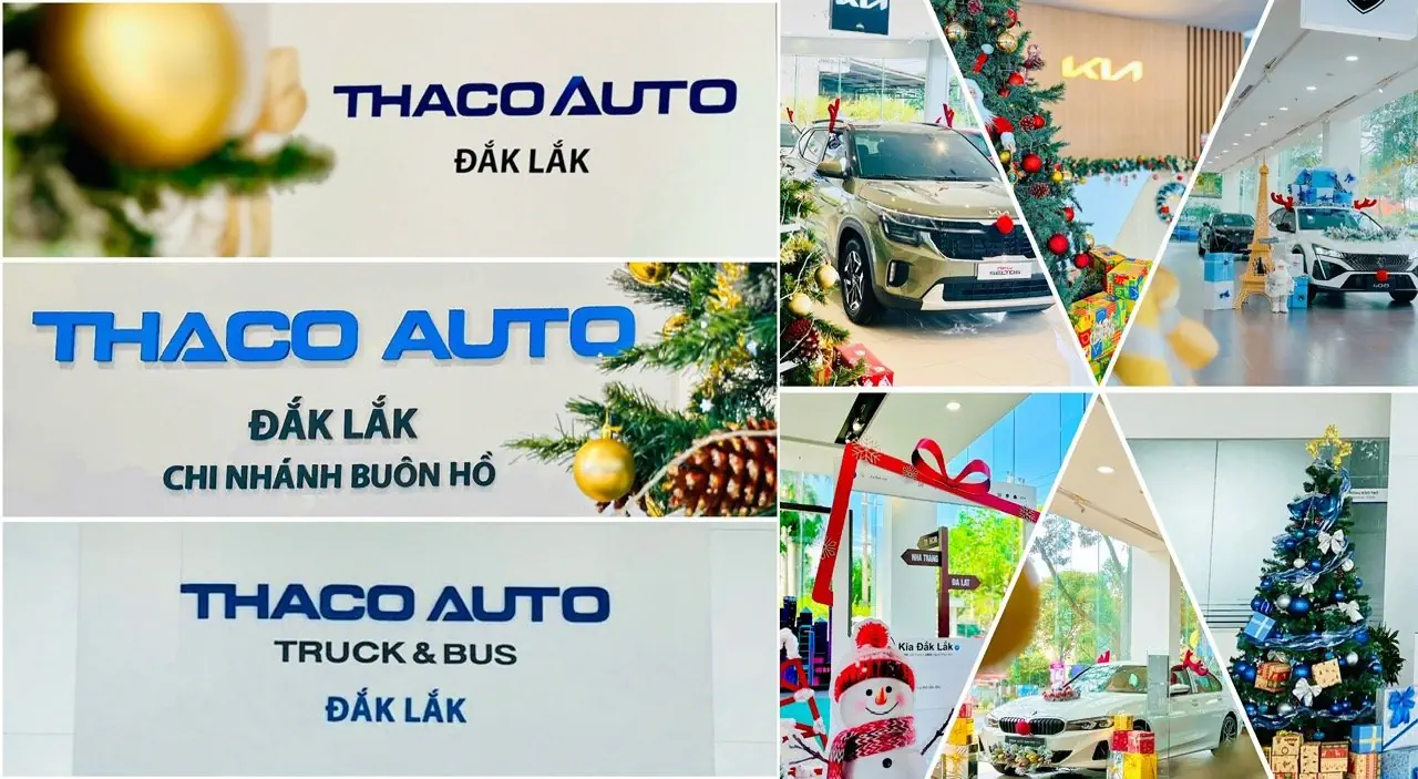 Trao yêu thương, đón Giáng sinh an lành cùng THACO AUTO Đắk Lắk