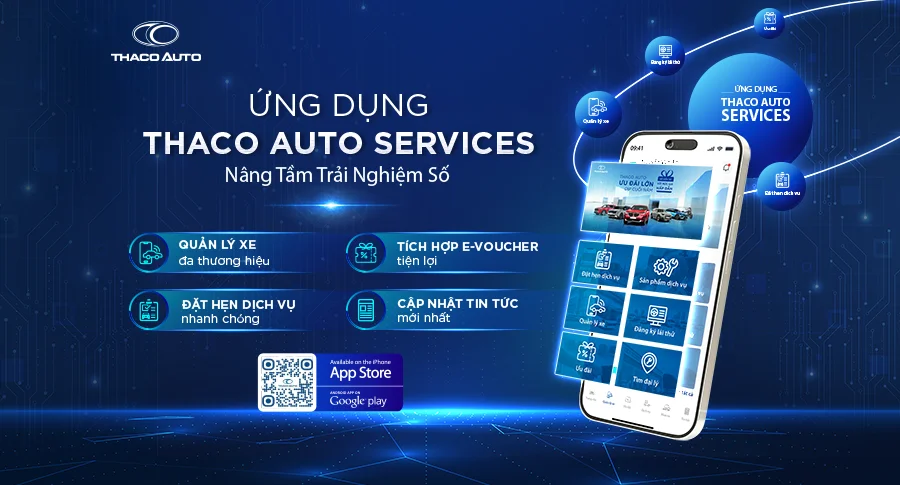 THACO AUTO Services - Ứng dụng số chăm sóc xe đa thương hiệu, nâng tầm trải nghiệm khách hàng